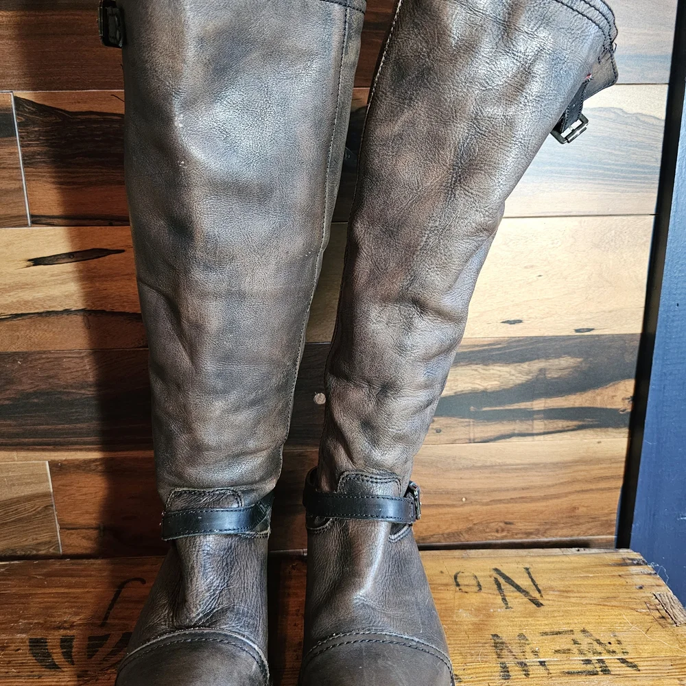 Freebird Roadey Women's Tall Boot-Black Size 9 - Picture 10 of 11